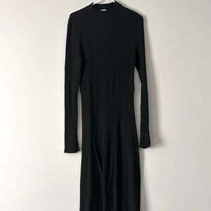 H&M Large black bodycon dress.